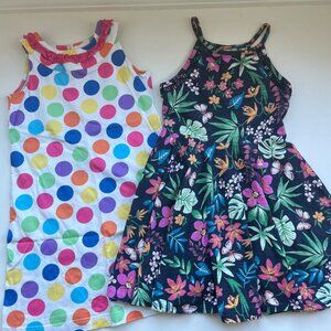 Girls Colorful Summer Dresses (Size 5)